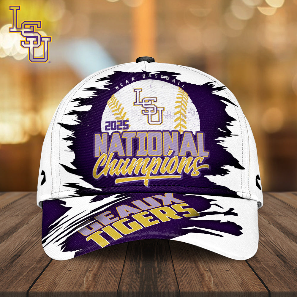 LSU Tigers Baseball 2025 National Champions Classic Cap – MAITM 11874