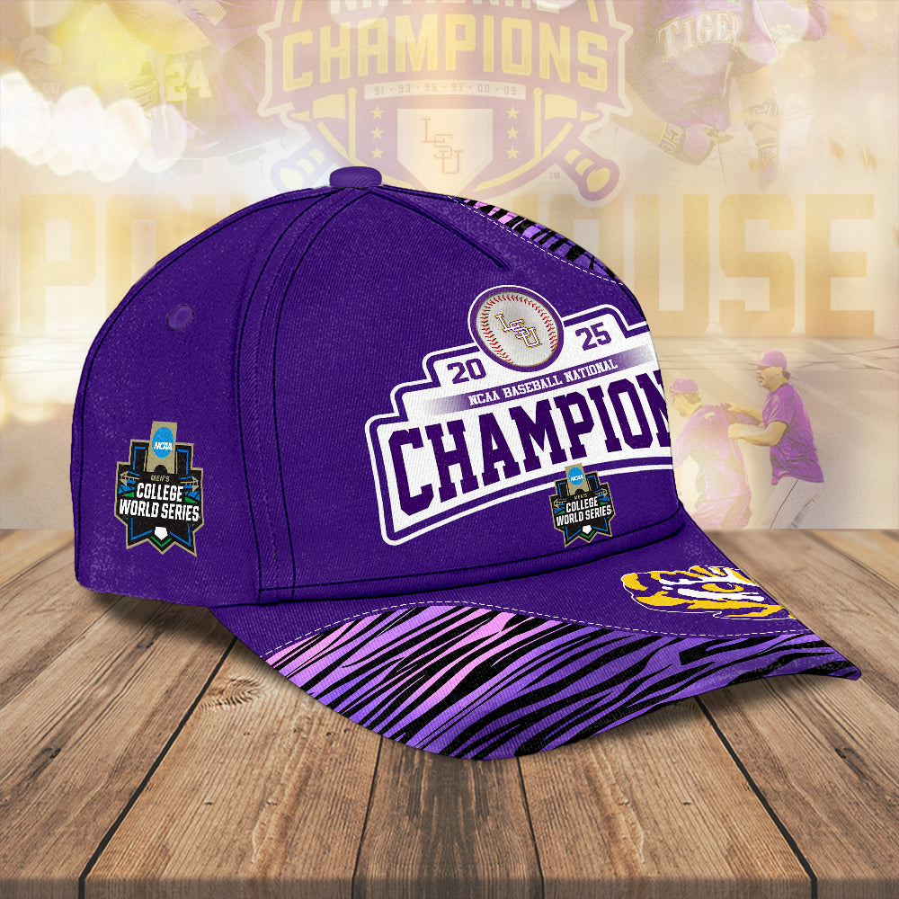 LSU Tigers Baseball 2025 National Champions Classic Cap – MAITM 11886