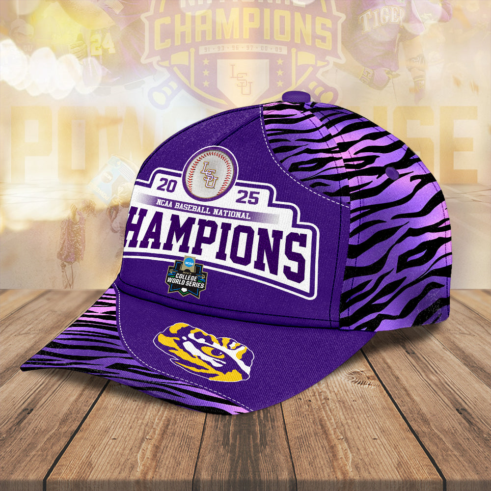 LSU Tigers Baseball 2025 National Champions Classic Cap – MAITM 11886