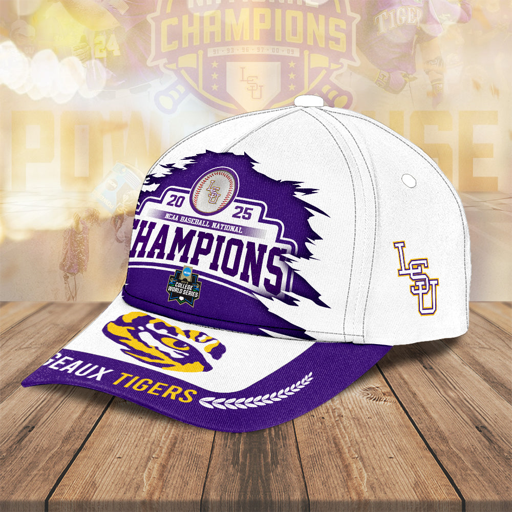 LSU Tigers Baseball 2025 National Champions Classic Cap – MAITM 11895