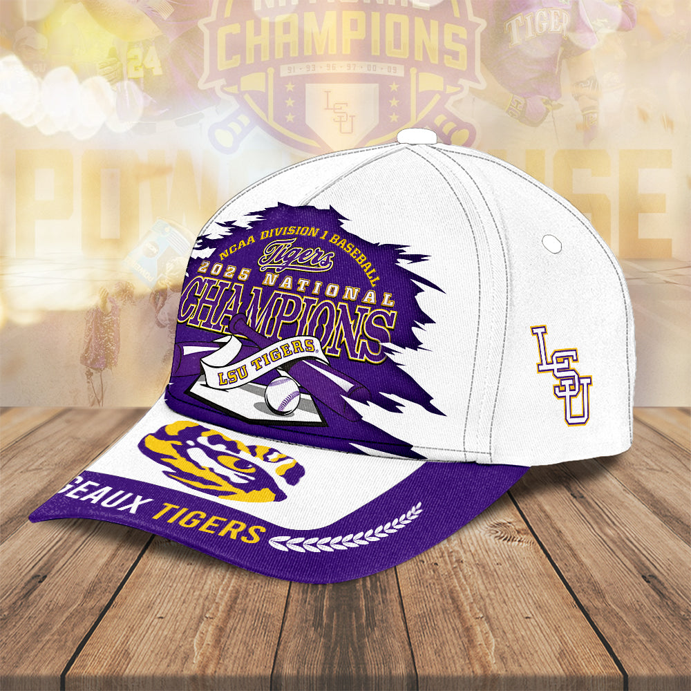 LSU Tigers Baseball 2025 National Champions Classic Cap – MAITM 11896