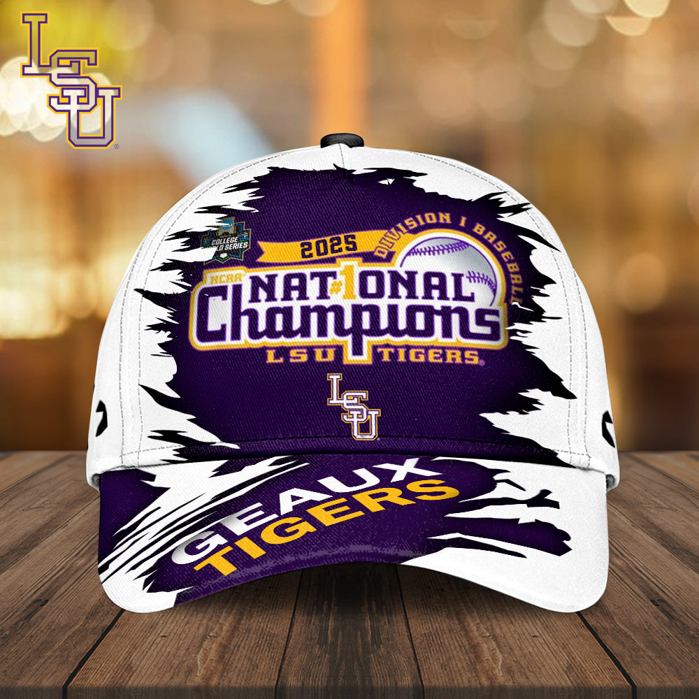 LSU Tigers Baseball 2025 National Champions Classic Cap – MAITM 11909