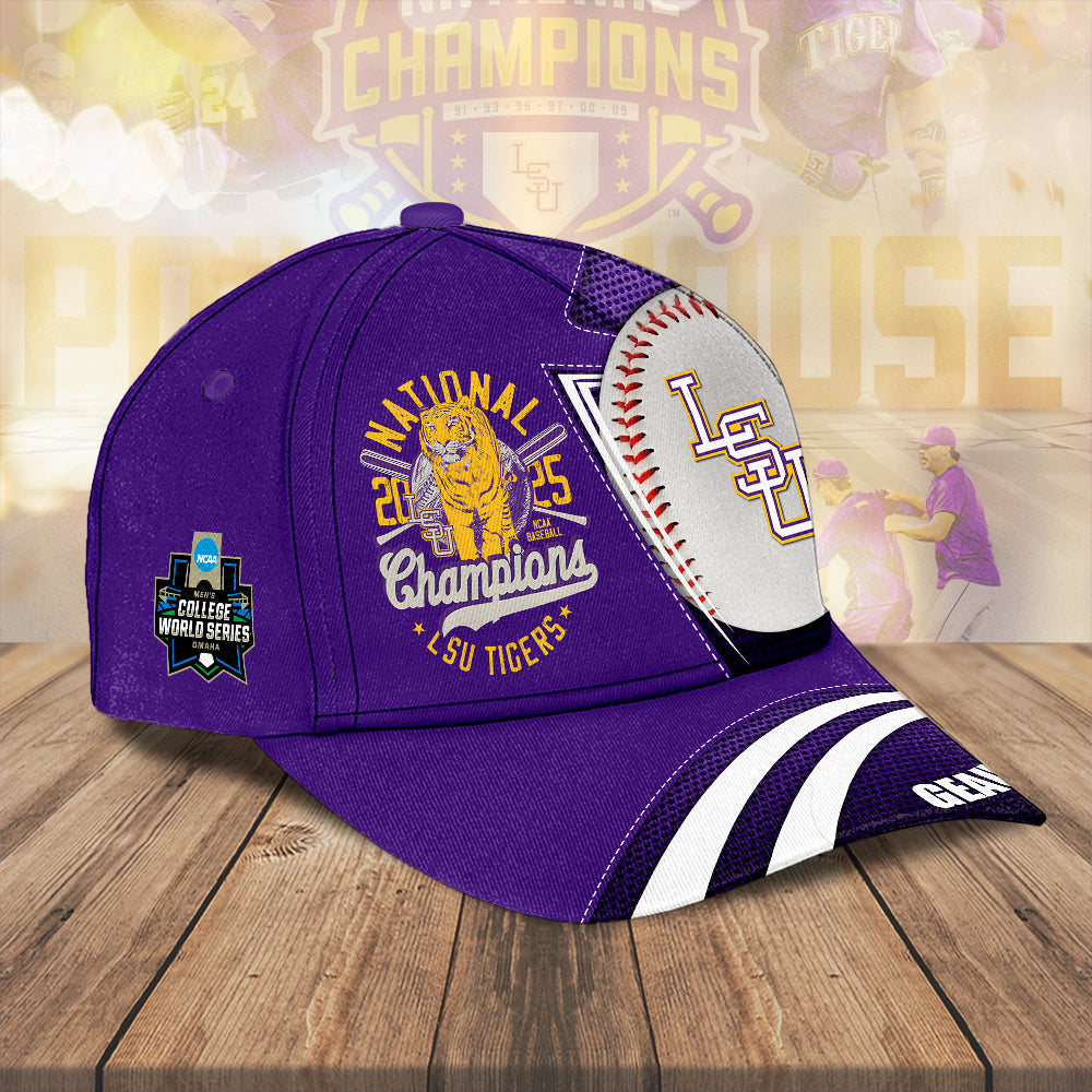 LSU Tigers Baseball 2025 National Champions Classic Cap – MAITM 11920