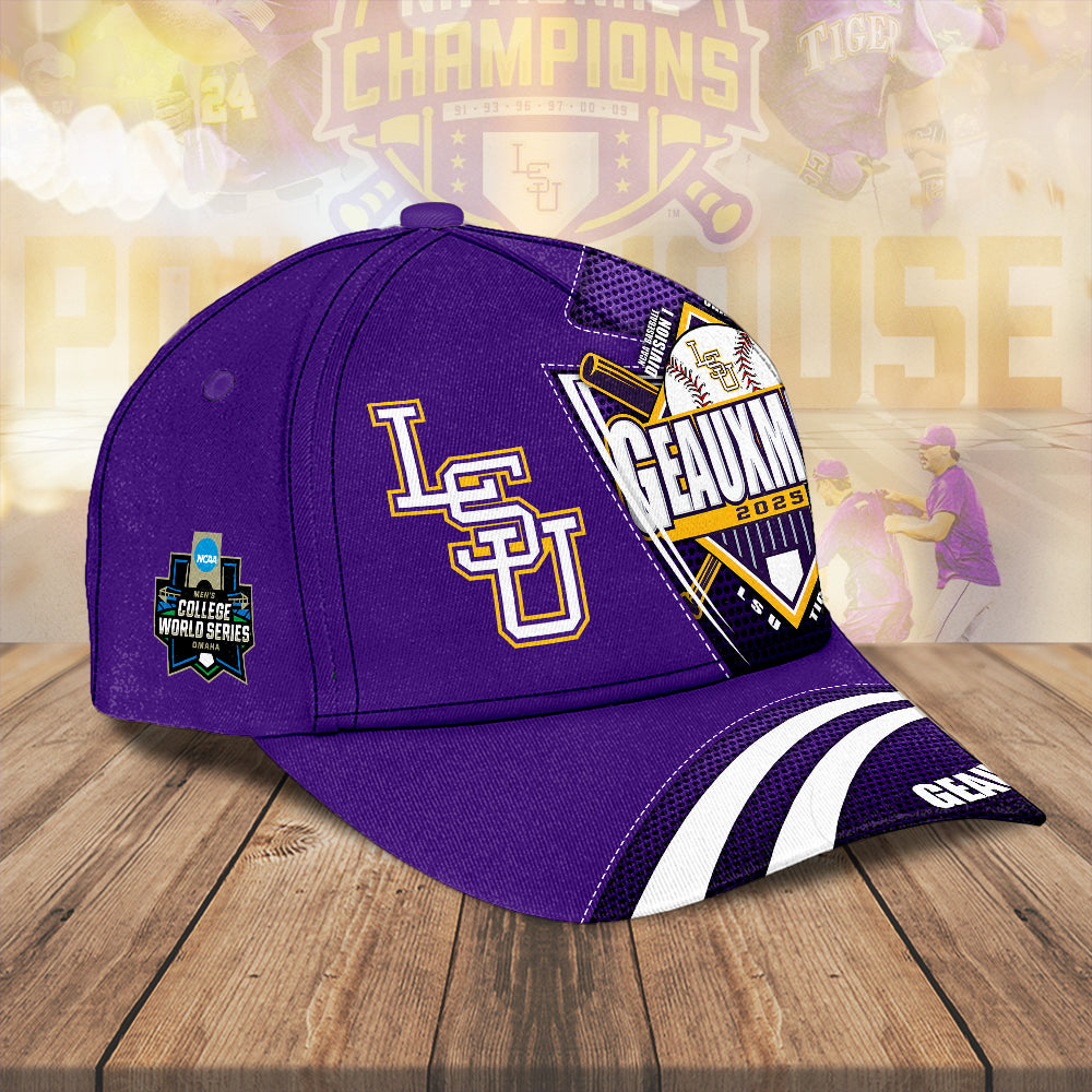 LSU Tigers Baseball 2025 National Champions Classic Cap – MAITM 12001