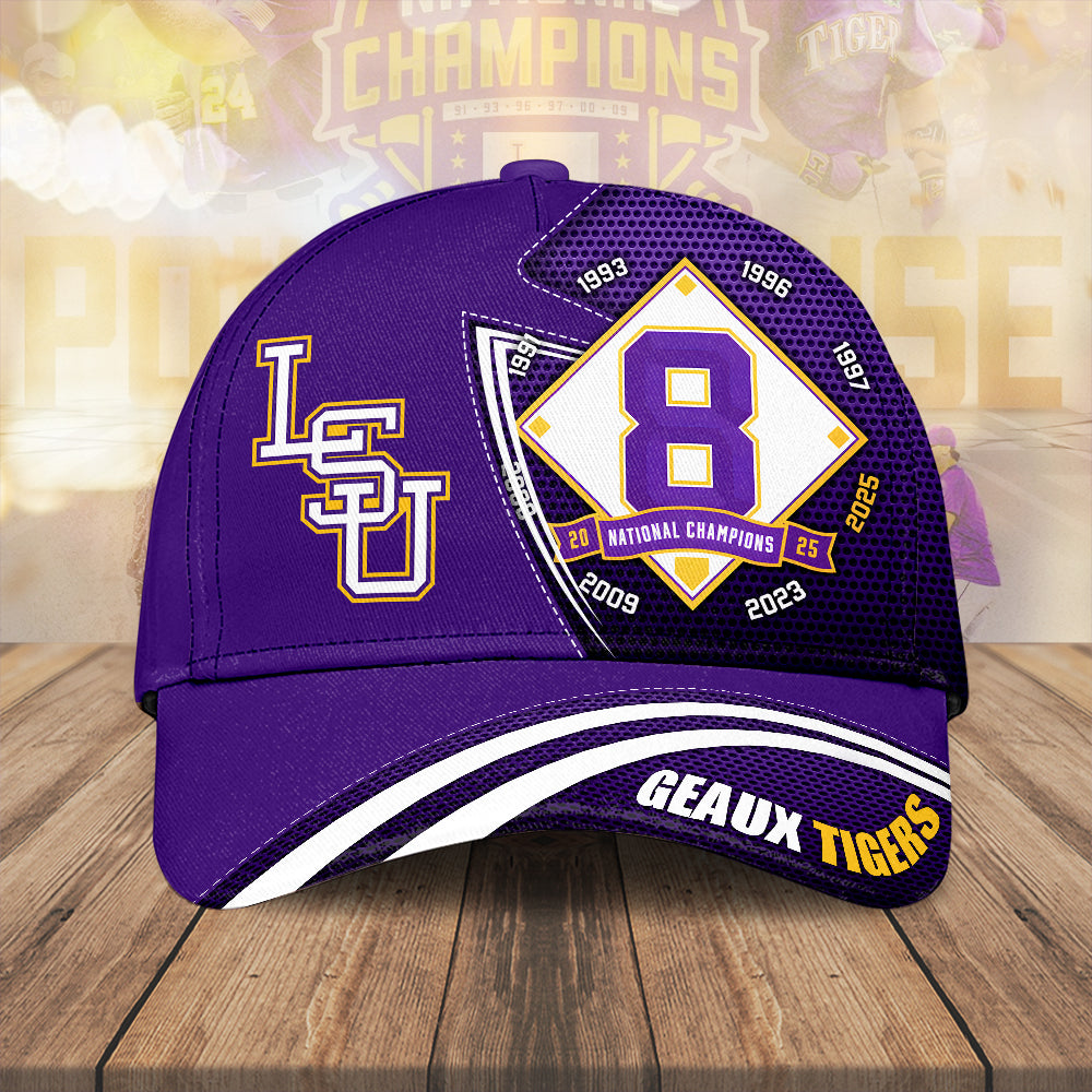 LSU Tigers Baseball 2025 National Champions Classic Cap – MAITM 12228