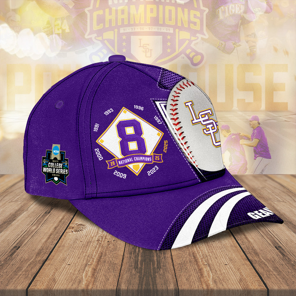 LSU Tigers Baseball 2025 National Champions Classic Cap – MAITM 12229