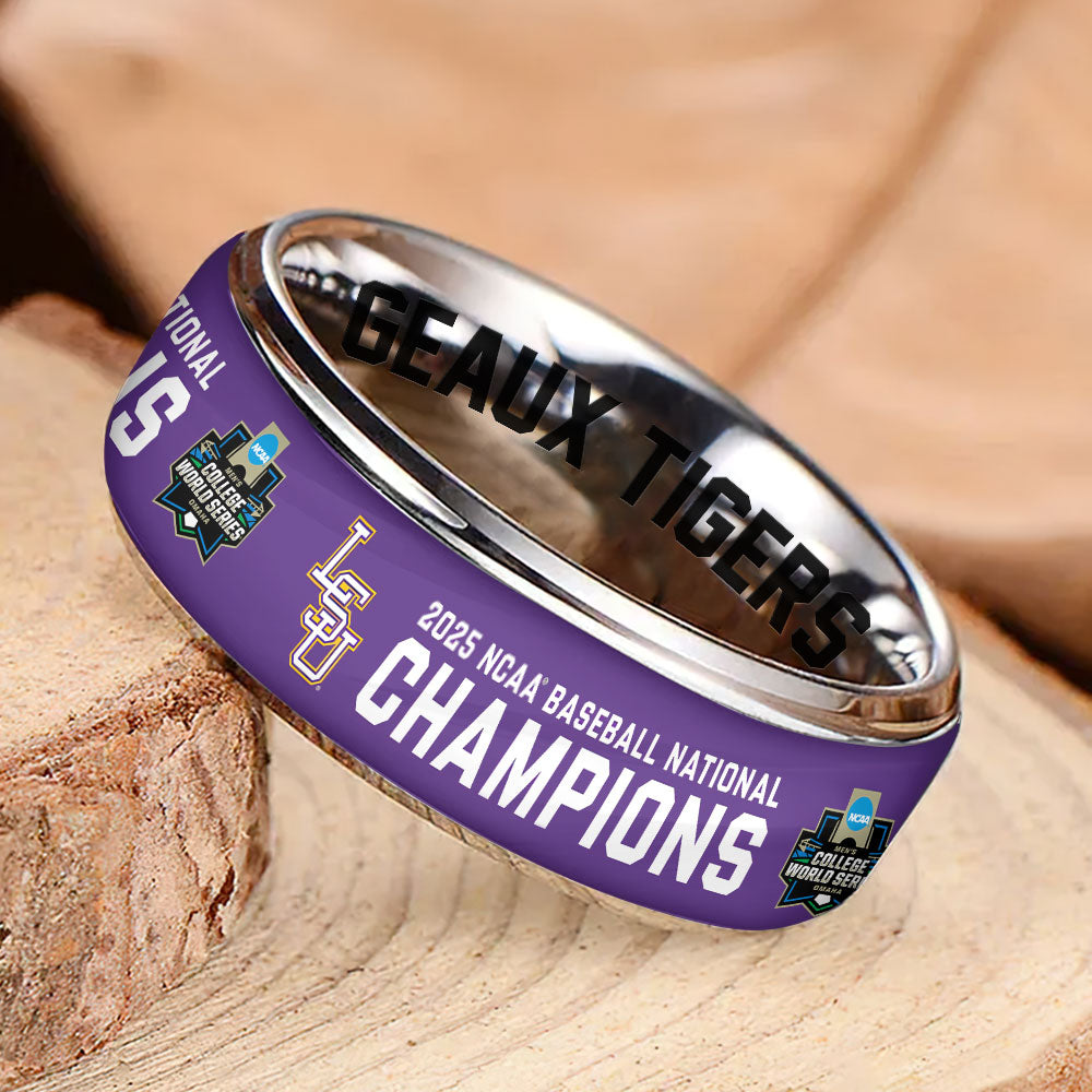 LSU Tigers Baseball Custom Alloy Ring – MAITM 11902