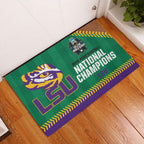 LSU Tigers Baseball 2025 National Champions Doormat – MAITM 11739