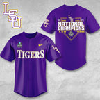 LSU Tigers Baseball Baseball Jersey – MAITM 11760