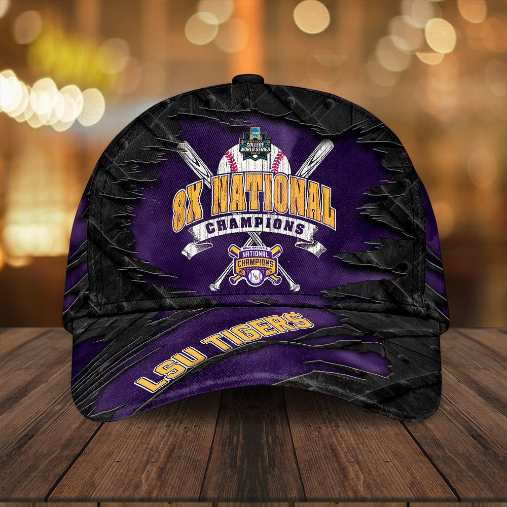 LSU Tigers Baseball 2025 National Champions Classic Cap – HOATT 11464