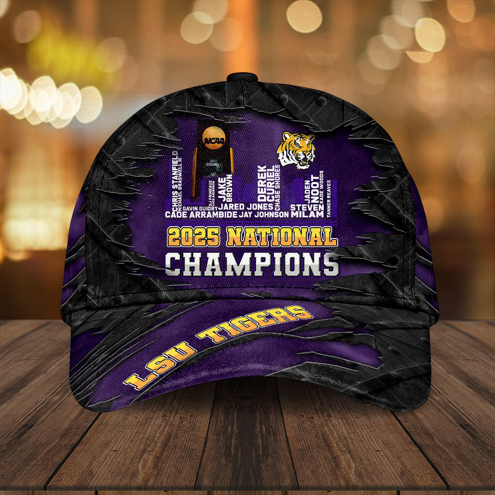 LSU Tigers Baseball 2025 National Champions Classic Cap – HOATT 11487