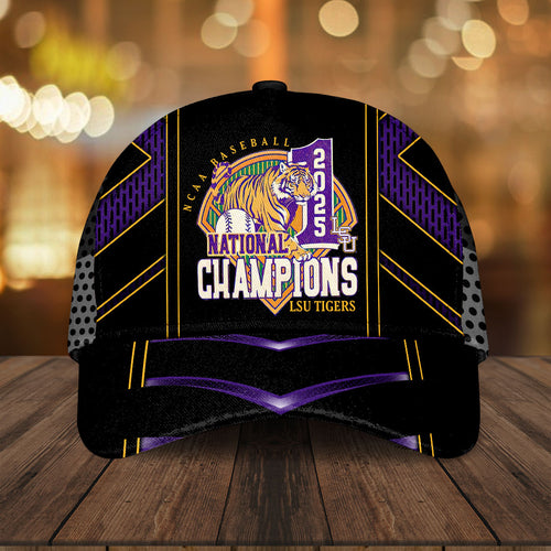 LSU Tigers Baseball 2025 National Champions Classic Cap – HOATT 11491