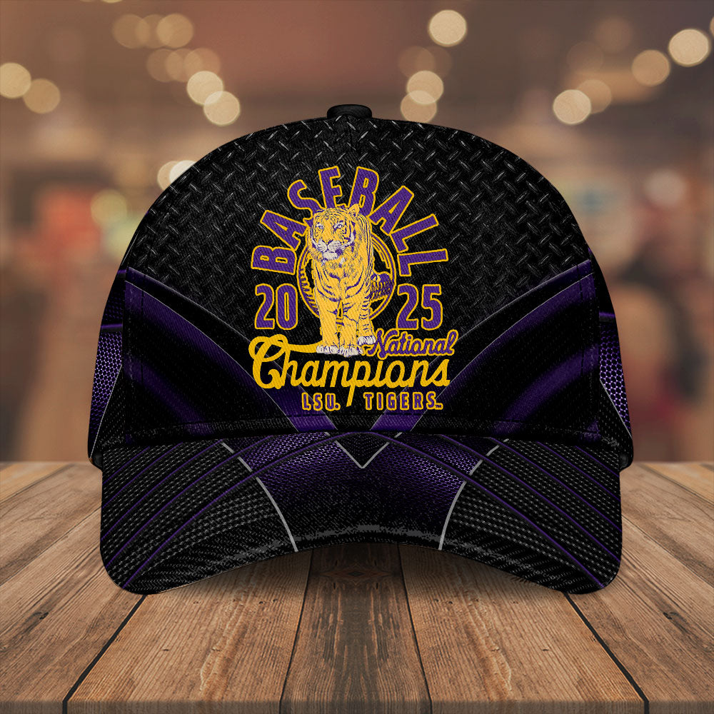 LSU Tigers Baseball 2025 National Champions Classic Cap – HOATT 11496