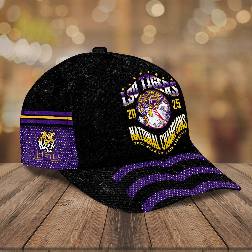 LSU Tigers Baseball 2025 National Champions Classic Cap – HOATT 11516