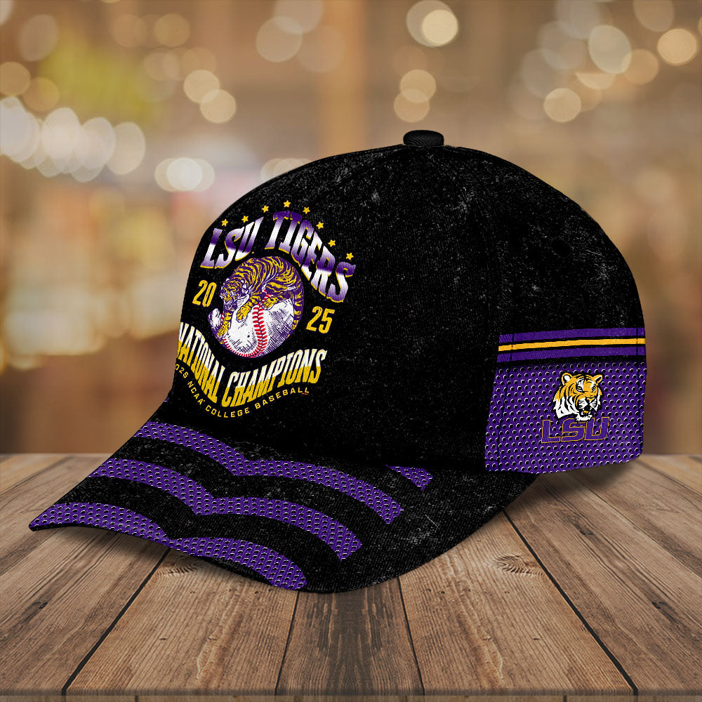 LSU Tigers Baseball 2025 National Champions Classic Cap – HOATT 11516