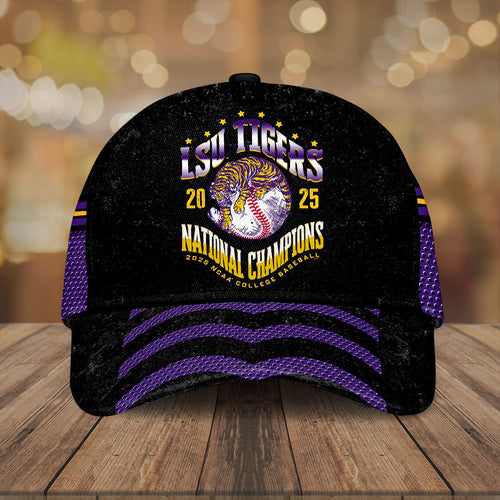 LSU Tigers Baseball 2025 National Champions Classic Cap – HOATT 11516