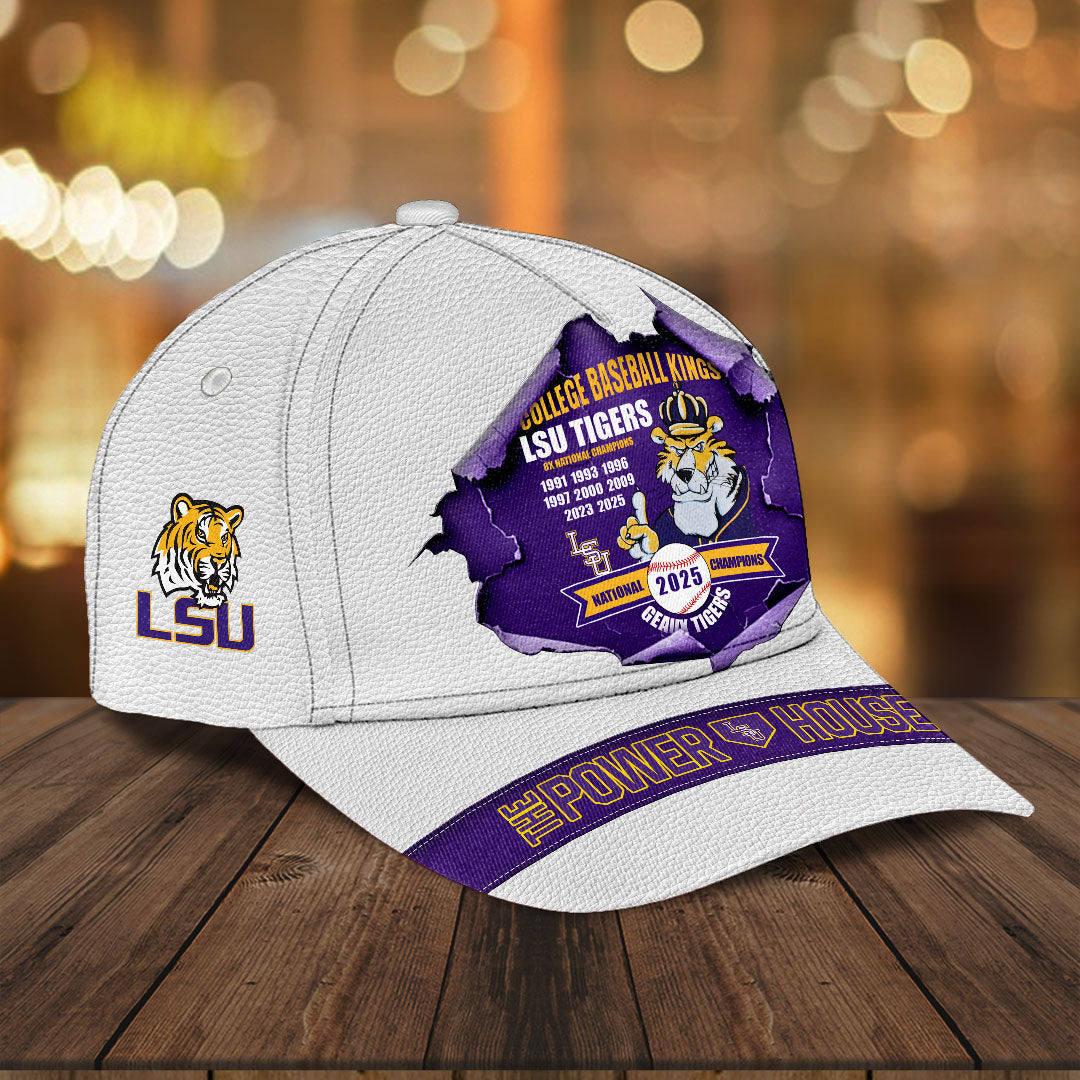 LSU Tigers Baseball 2025 National Champions Classic Cap – HOATT 11517