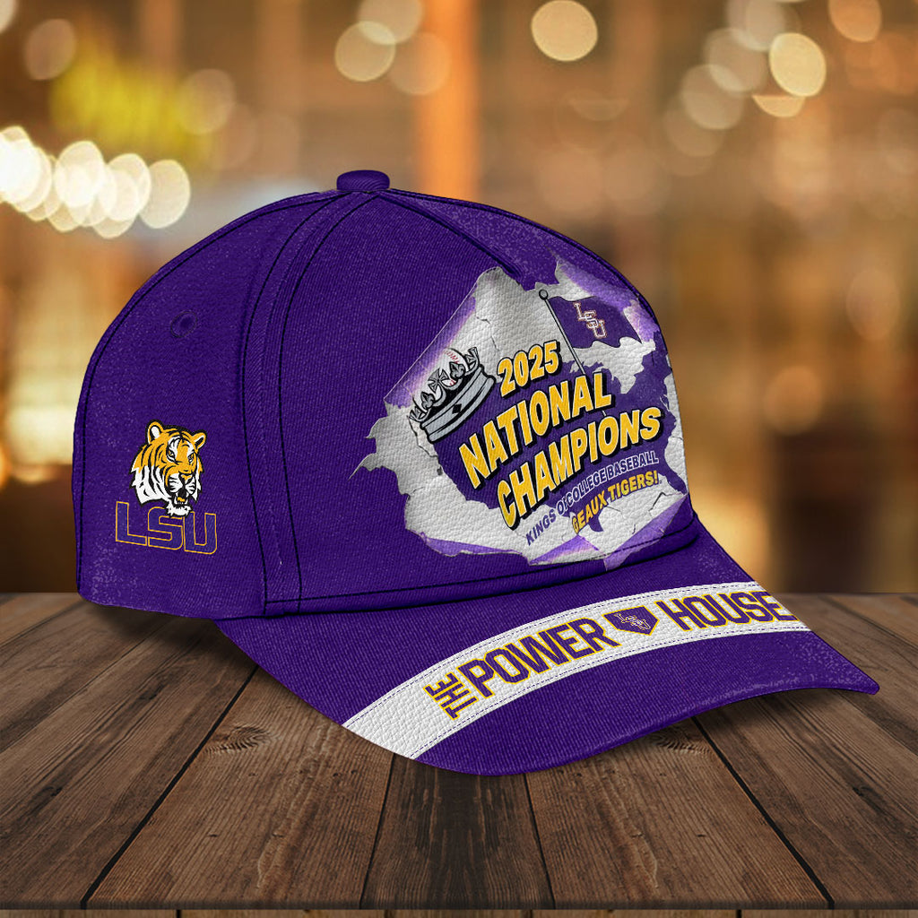 LSU Tigers Baseball 2025 National Champions Classic Cap – HOATT 11518