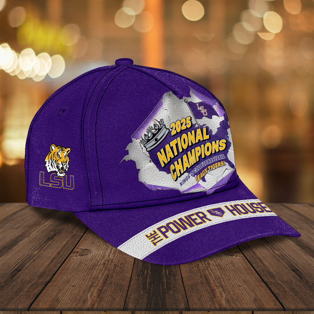 LSU Tigers Baseball 2025 National Champions Classic Cap – HOATT 11518