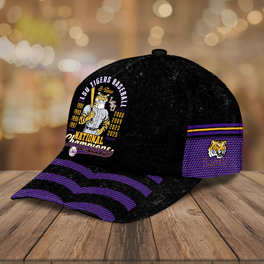 LSU Tigers Baseball 2025 National Champions Classic Cap – HOATT 11553