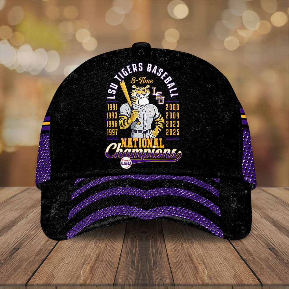 LSU Tigers Baseball 2025 National Champions Classic Cap – HOATT 11553