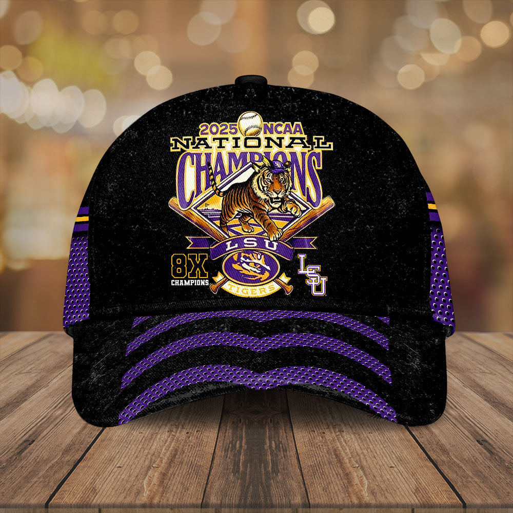 LSU Tigers Baseball 2025 National Champions Classic Cap – HOATT 11806