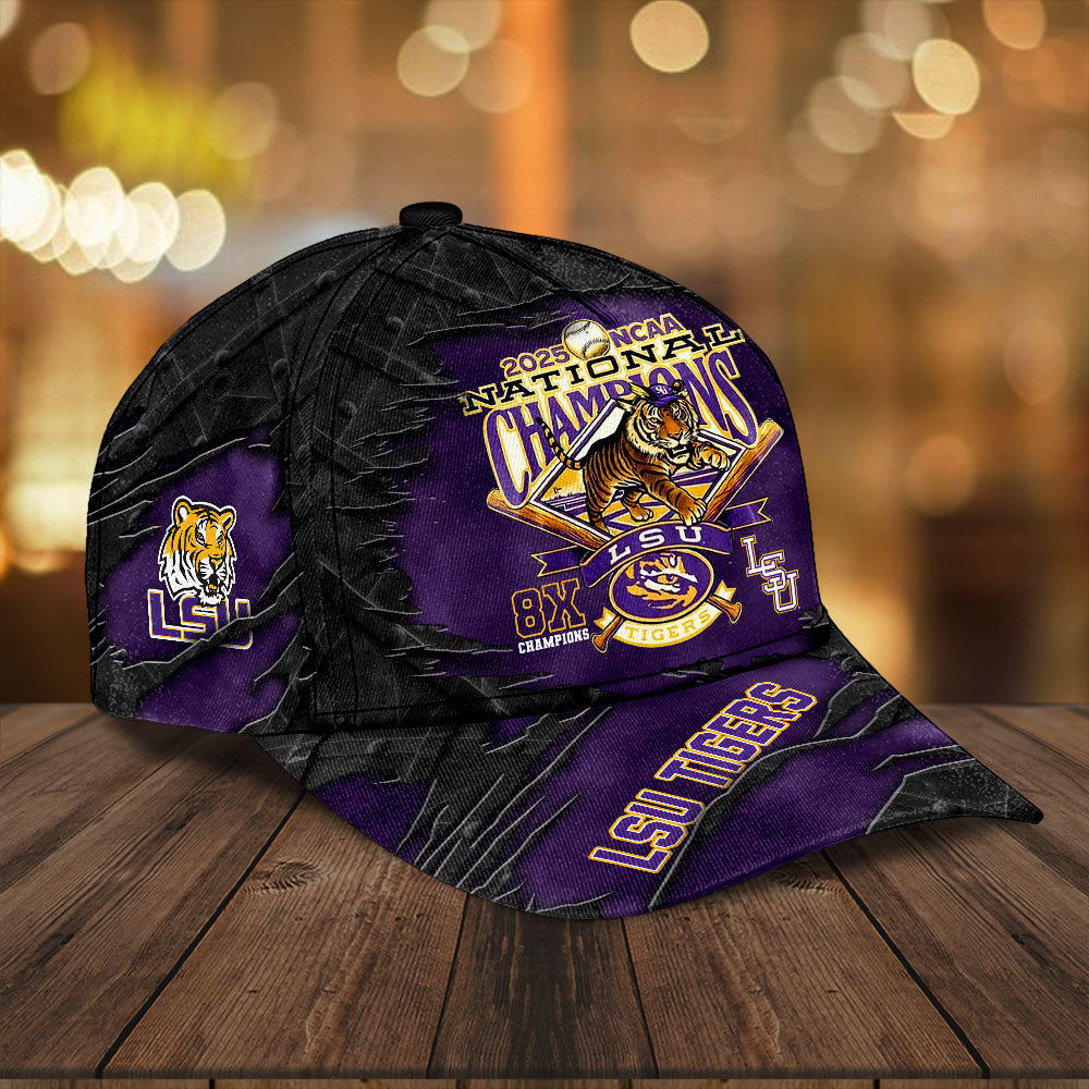 LSU Tigers Baseball 2025 National Champions Classic Cap – HOATT 11826