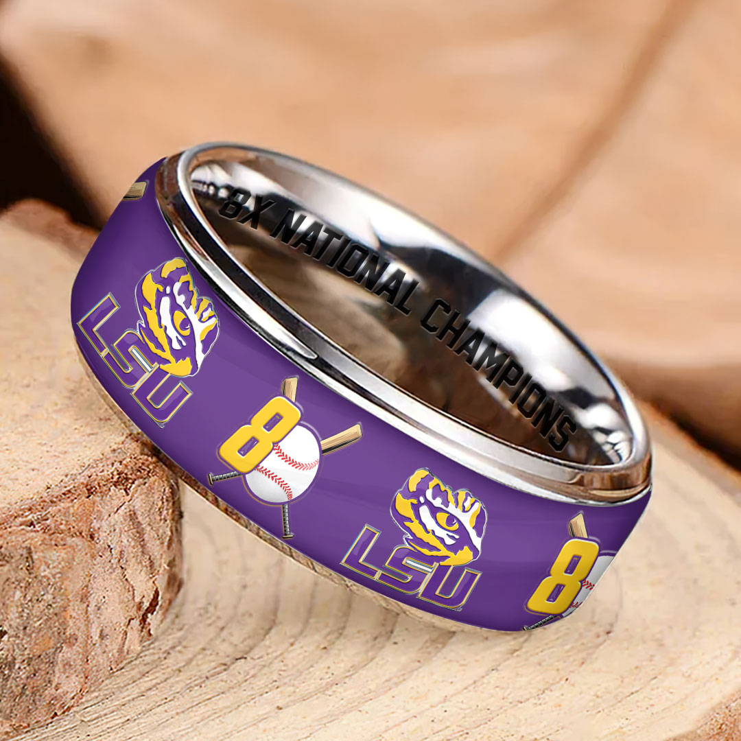 LSU Tigers Baseball Custom Alloy Ring – HOATT 11539