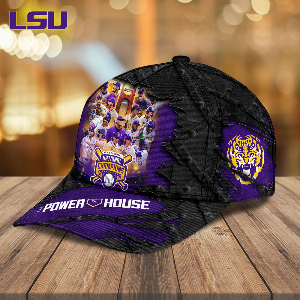 LSU Tigers Baseball 2025 National Champions Classic Cap – TANTN 13857