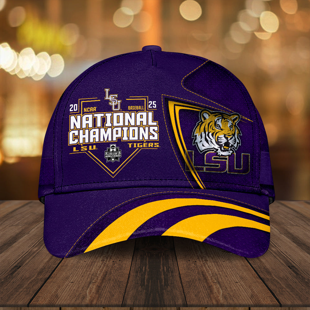 LSU Tigers Baseball 2025 National Champions Classic Cap – HOATT 11350