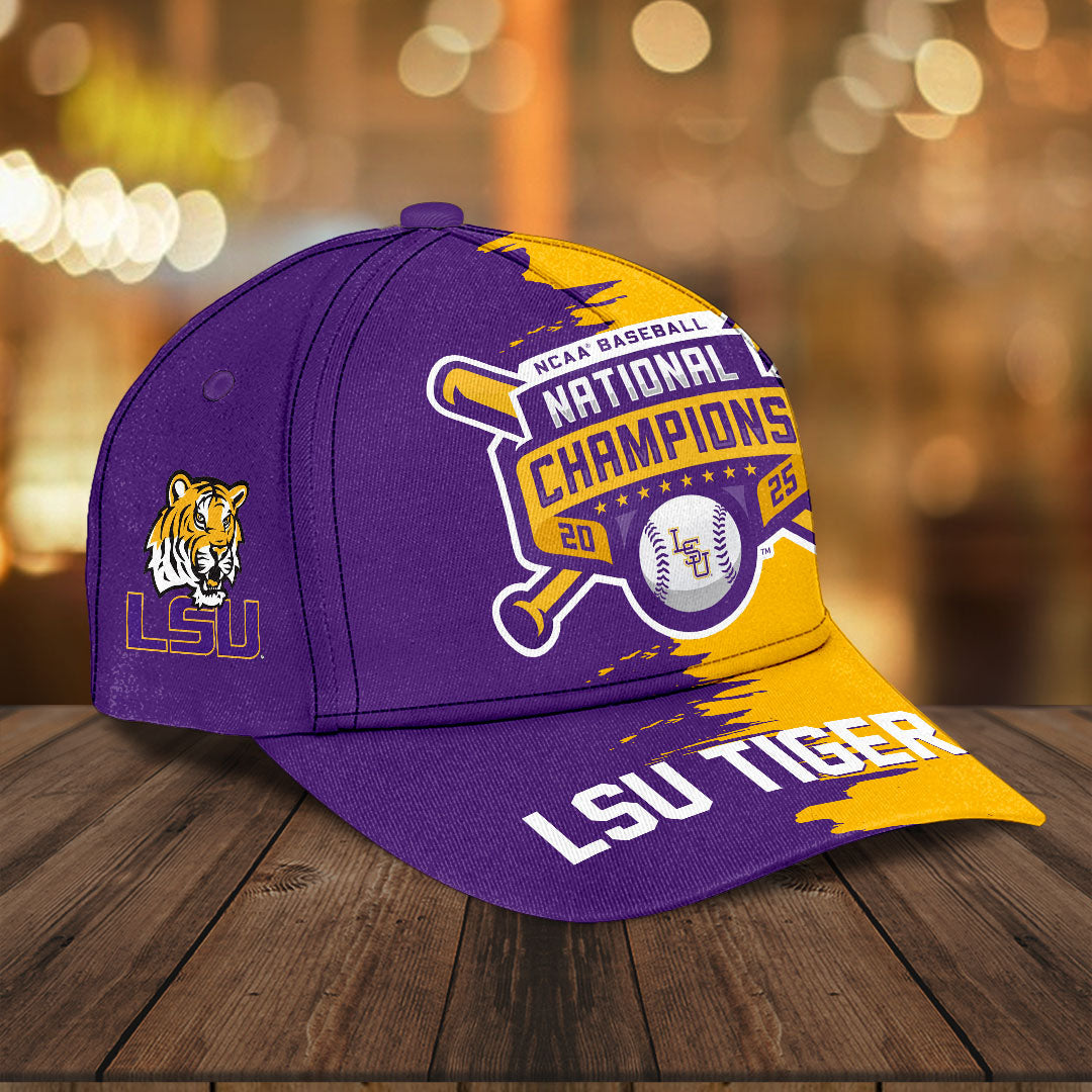 LSU Tigers Baseball 2025 National Champions Classic Cap – HOATT 11351