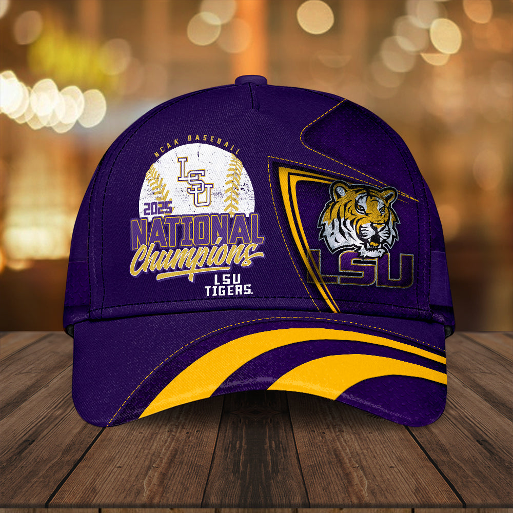 LSU Tigers Baseball 2025 National Champions Classic Cap – HOATT 11377