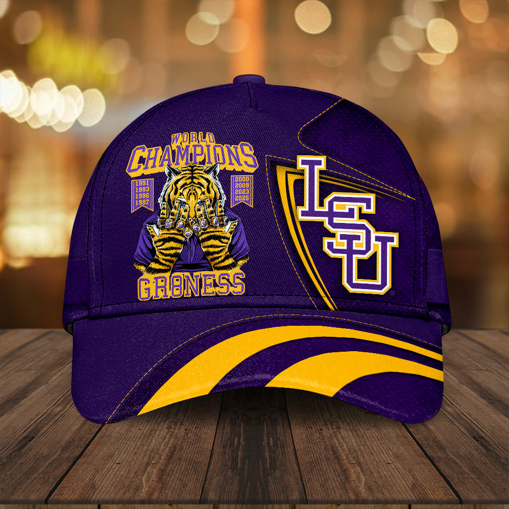 LSU Tigers Baseball 2025 National Champions Classic Cap – HOATT 11381