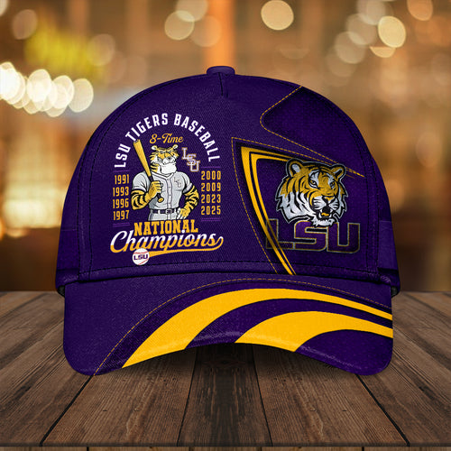 LSU Tigers Baseball 2025 National Champions Classic Cap – HOATT 11478
