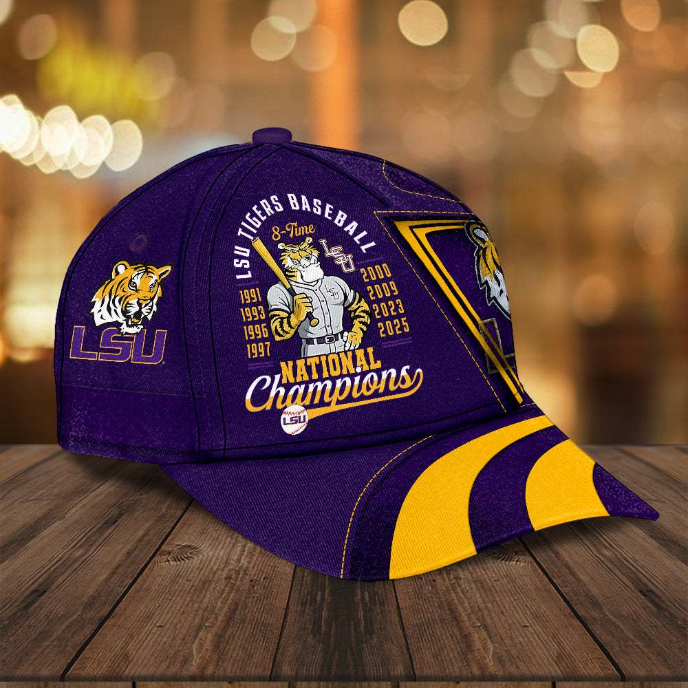 LSU Tigers Baseball 2025 National Champions Classic Cap – HOATT 11478