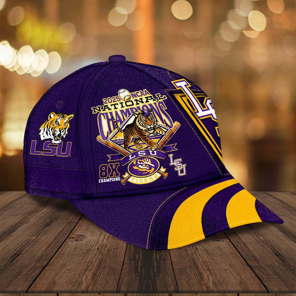 LSU Tigers Baseball 2025 National Champions Classic Cap – HOATT 11745