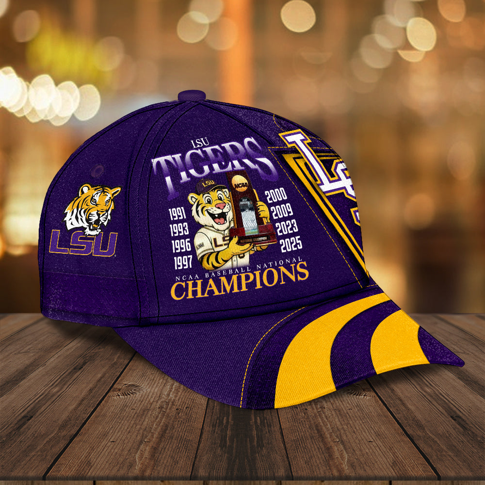 LSU Tigers Baseball 2025 National Champions Classic Cap – HOATT 11864