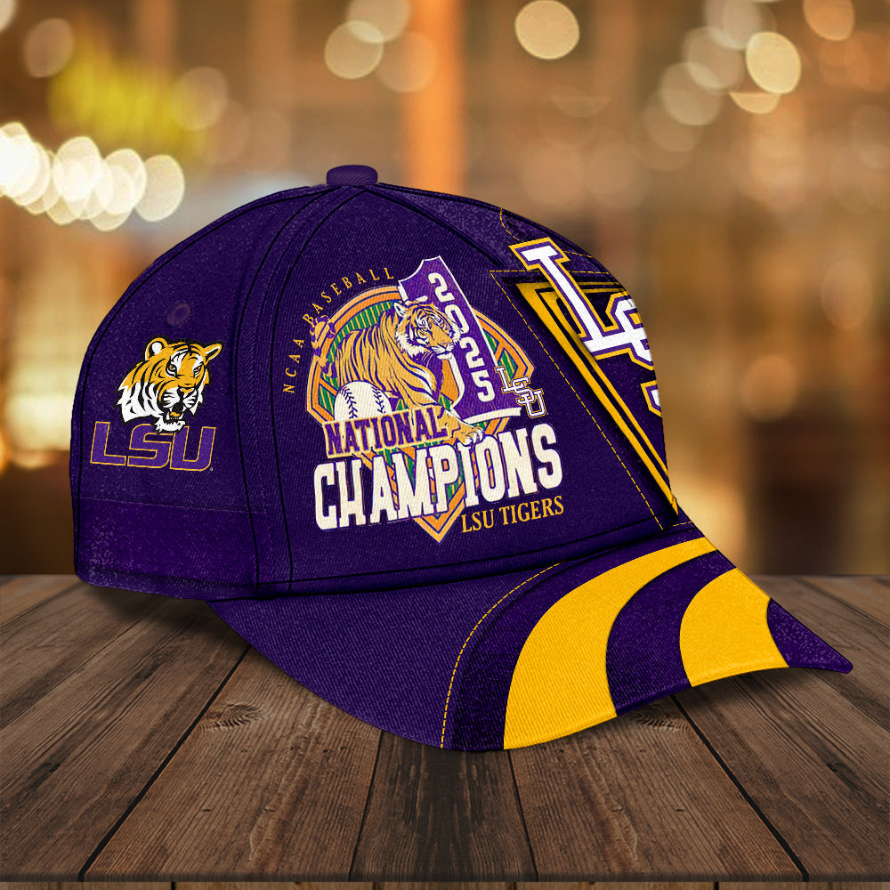 LSU Tigers Baseball 2025 National Champions Classic Cap – HOATT 11866