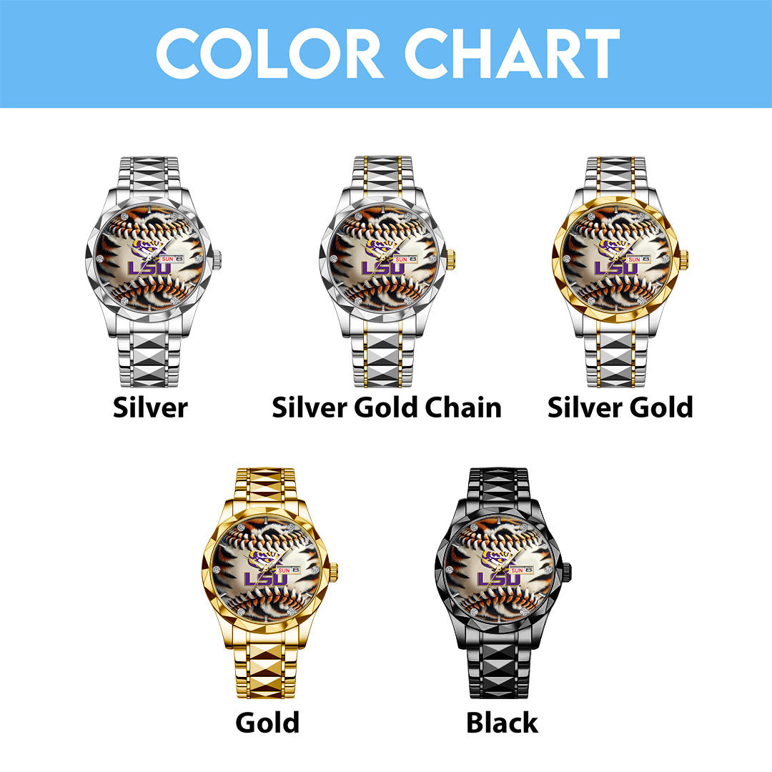 LSU Tigers Baseball Alloy Luxury Quartz Watch – GNE 3818