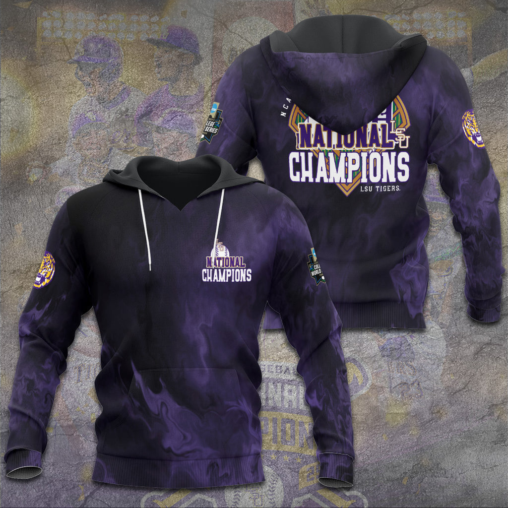 LSU Tigers Baseball 2025 National Champions 3D Apparel – TANTN 13877