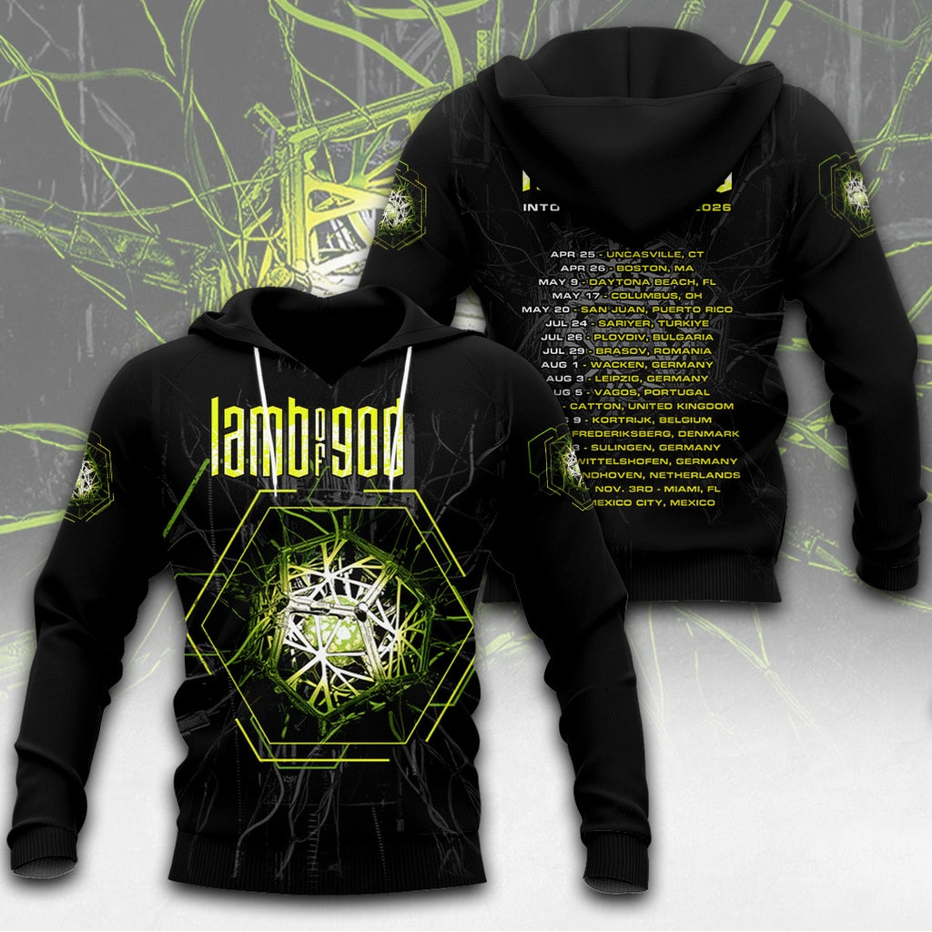 Lamb of God Tour 2026 3D Apparel – TANTN22570