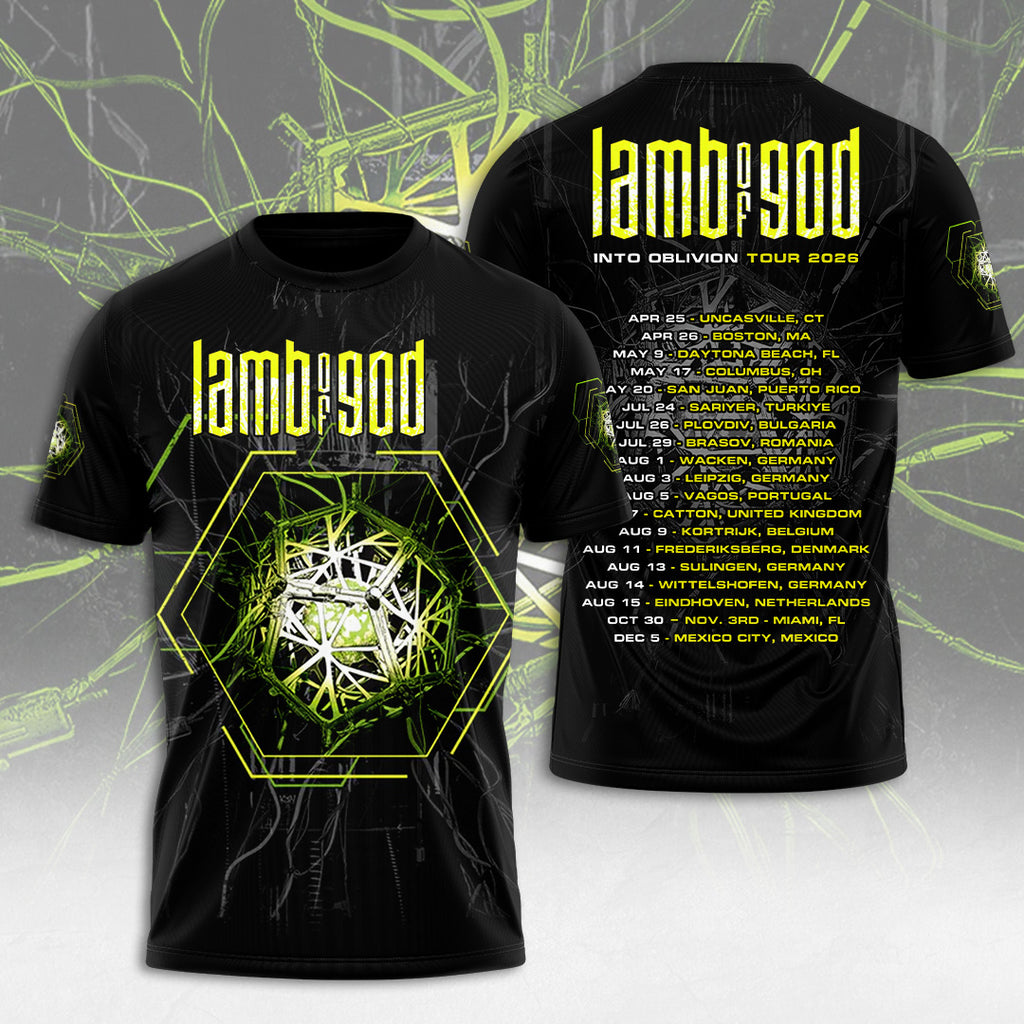Lamb of God Tour 2026 3D Apparel – TANTN22570