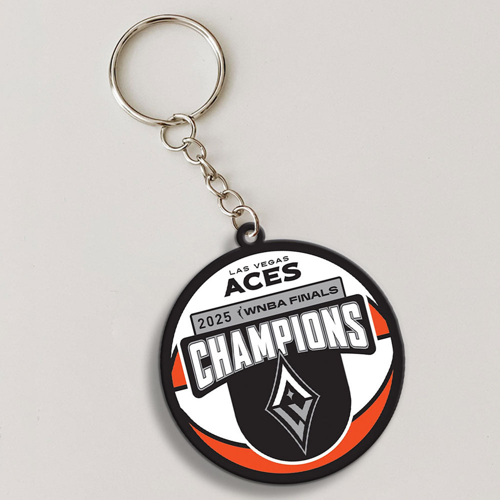 Las Vegas Aces 2025 WNBA Champions Custom Shape 2-sided Keychain – MAITM13356