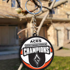 Las Vegas Aces 2025 WNBA Champions Custom Shape 2-sided Keychain – MAITM13356