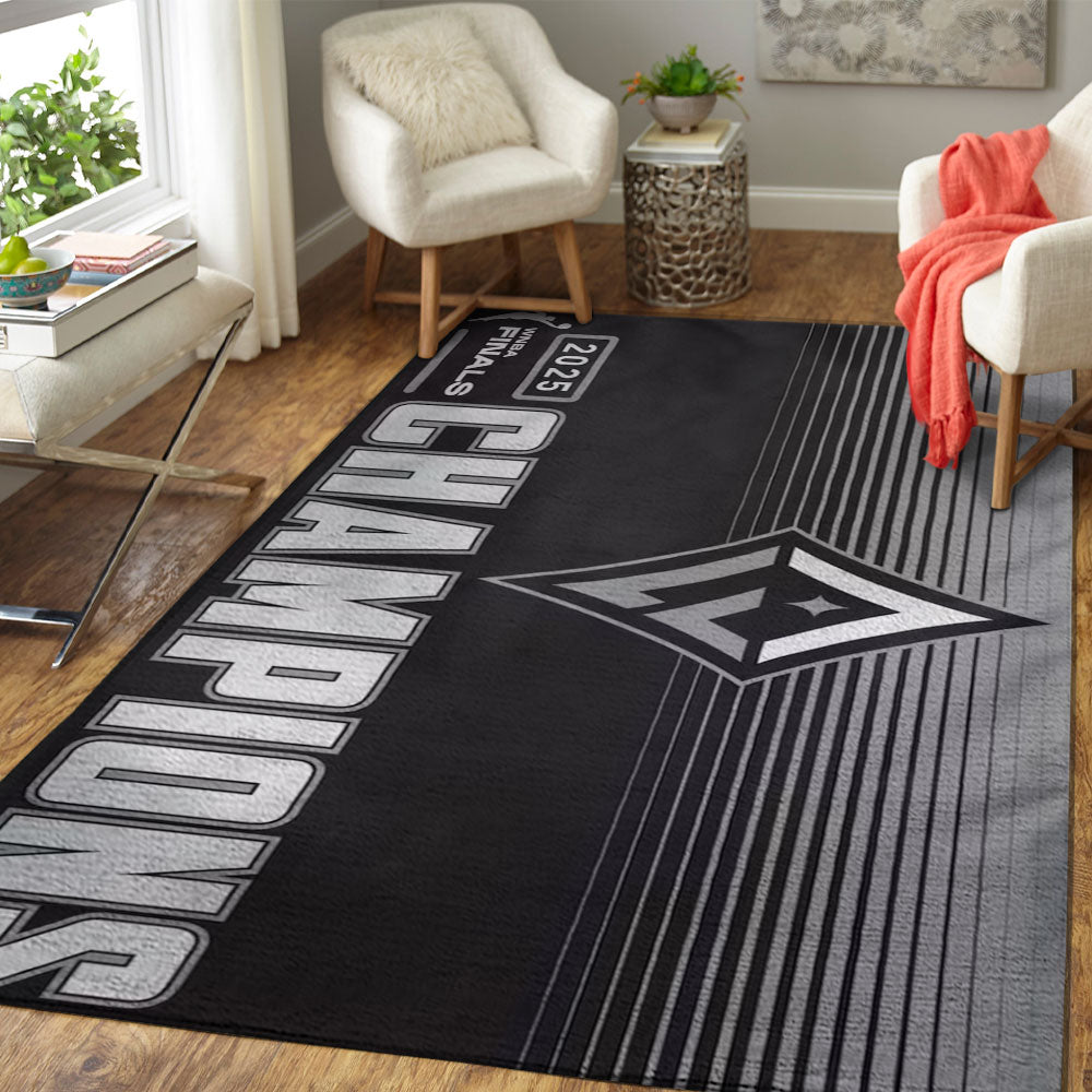 Las Vegas Aces 2025 WNBA Champions Rectangular Rug – MAITM13349