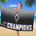 Las Vegas Aces 2025 WNBA Finals Champions Rectangle Beach Towel – TANTN17329