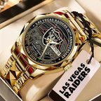 Las Vegas Raiders 66th Anniversary Alloy Luxury Quartz Watch – TMTHU4192