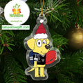 Las Vegas Raiders Bluey Lucky Christmas NFL Acrylic Christmas Tree Decoration Ornament
