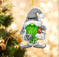 Las Vegas Raiders Gnome Christmas Ornament Santa Xmas Tree Decoration