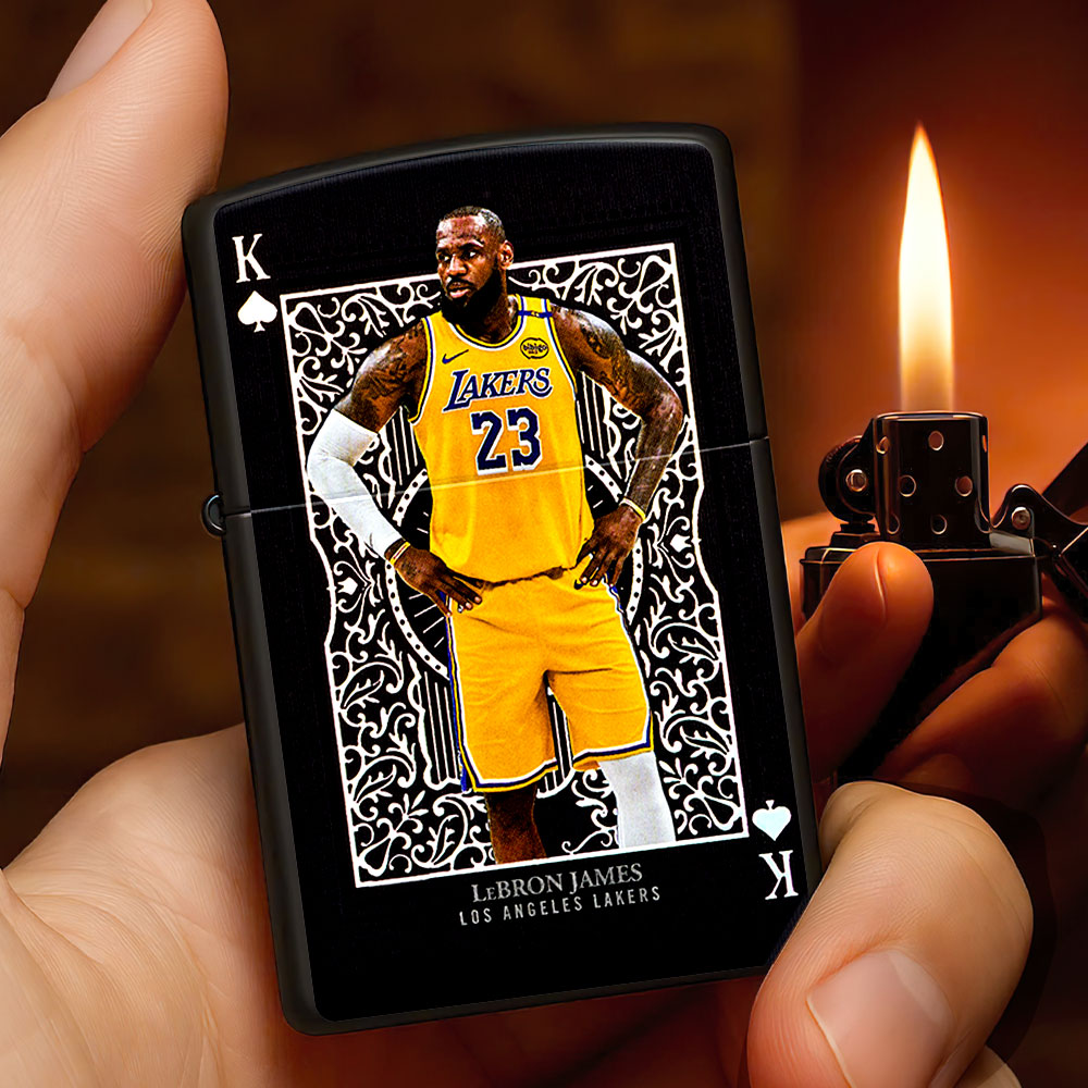 LeBron James x Los Angeles Lakers Zippo Lighter Case (No Insert) – GNE4499